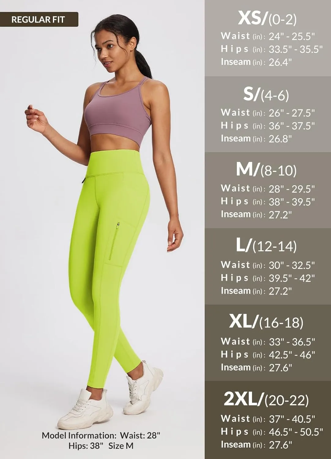 baleaf Women's Fleece Lined Leggings Waterproof Winter Hiking Pants Thermal Running Tights Zipper Pockets High Waisted