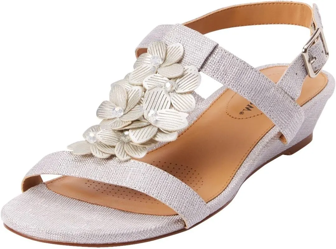 Comfortview Women's Wide Width The Carina Slingback