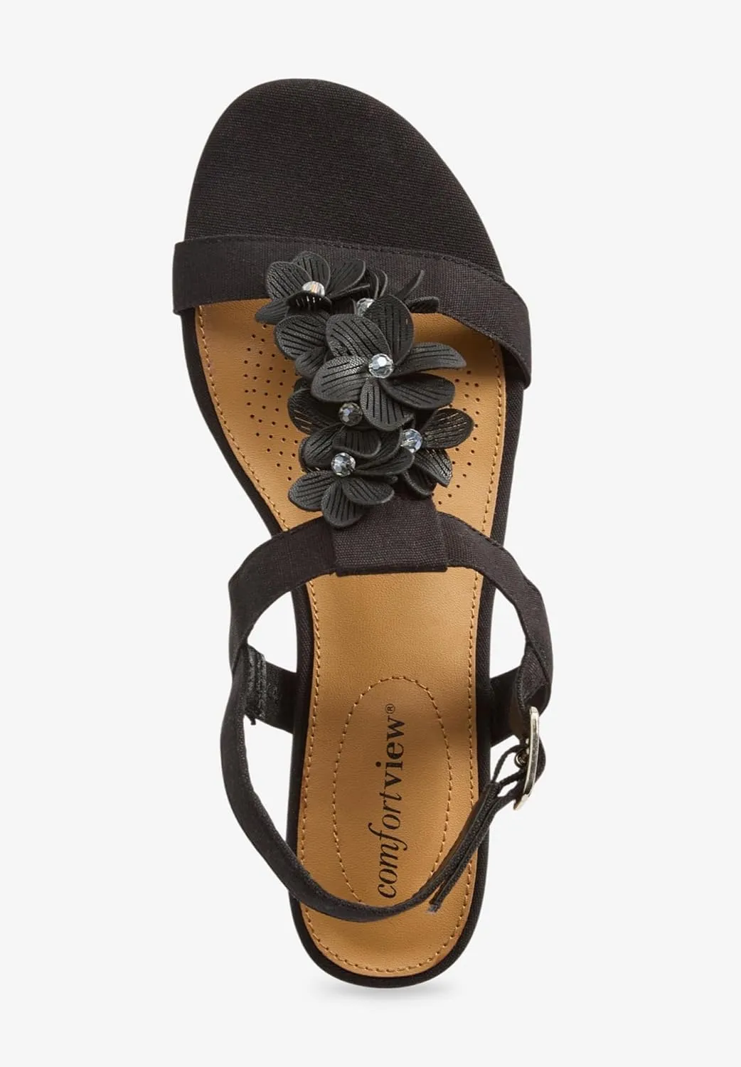 Comfortview Women's Wide Width The Carina Slingback
