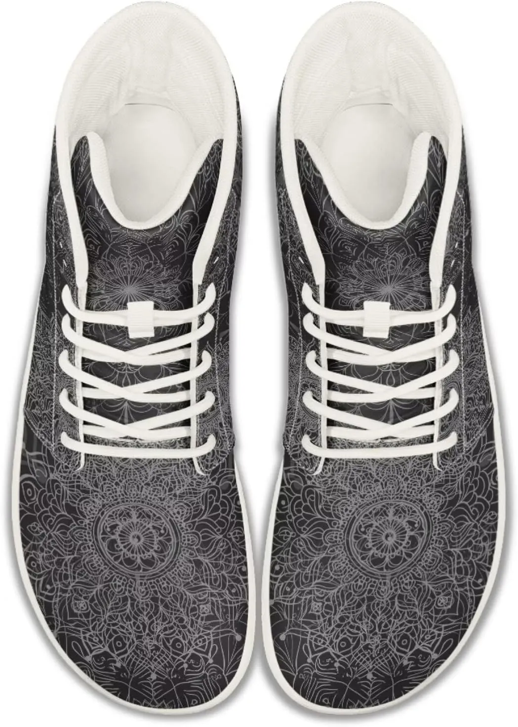 Dragon Print Men's Running Shoe Slip On High Tops Walking Sneakers Gym Tennis Athletic Shoes