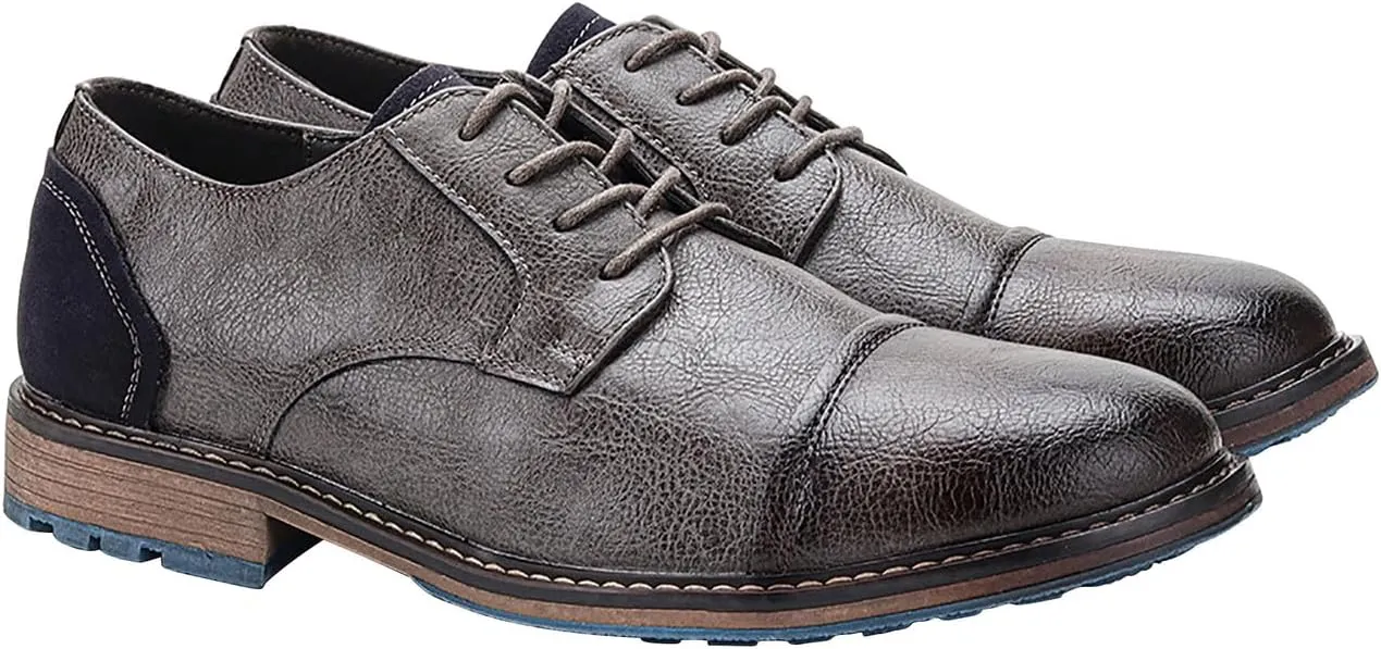 Mens Oxfords Formal Dress Leather Dress Wedding Business Fashion Tuxedo Walking Shoes for Men