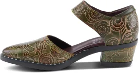 Spring Step L'Artiste Jazzberry Women's Western Shoe - Handpainted Flowers, Feminine Look, Versatile Footwear