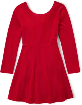 The Children's Place Girls' 2 Pack Long Sleeve Fashion Skater Dress