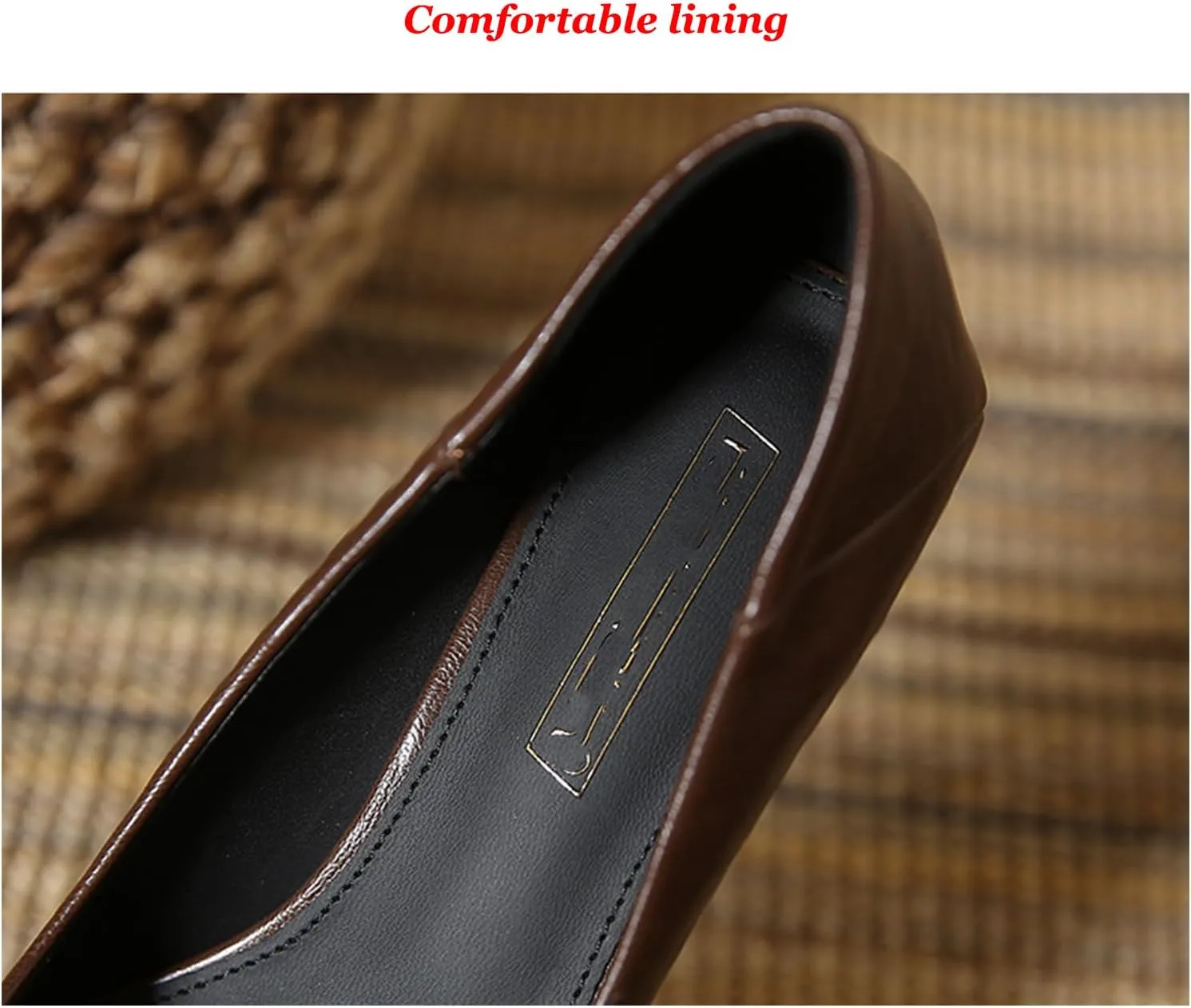 Women's Pointed Toe Kitten Heel Pumps Comfortable Slip On Dress Pump Shoes for Work Business Office Low Heel Pumps